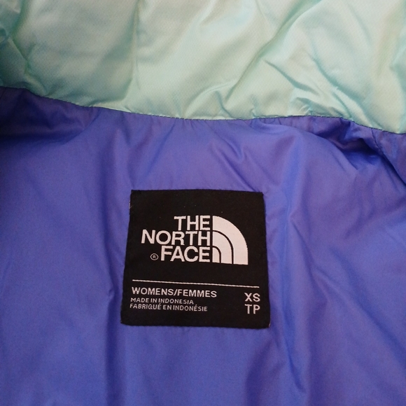 The North Face Puffer Jacket Green Lightweight Coat Women's XS - Picture 10 of 11